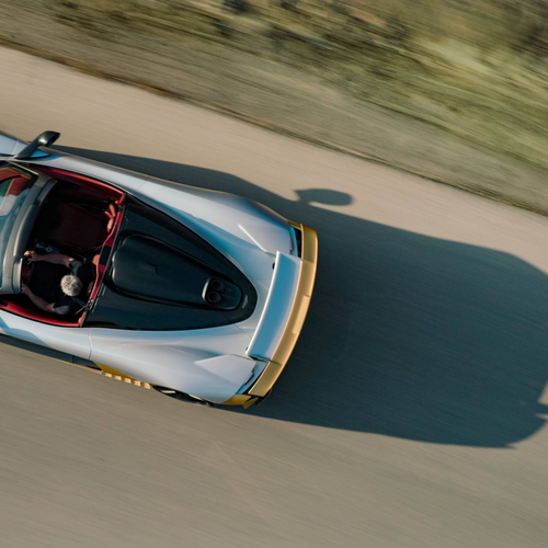 2028 Aston Martin Valhalla Spider Top View